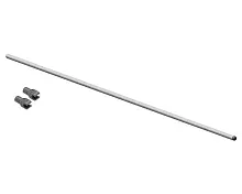 Комплект для организации внутреннего ящика (рейлинг 1100 + соединители (2 шт.)), серый  — купить оптом и в розницу в интернет магазине GTV-Meridian.